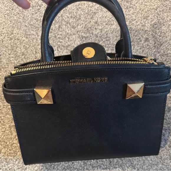 NWT Michael Kors black satchel - Picture 6 of 8